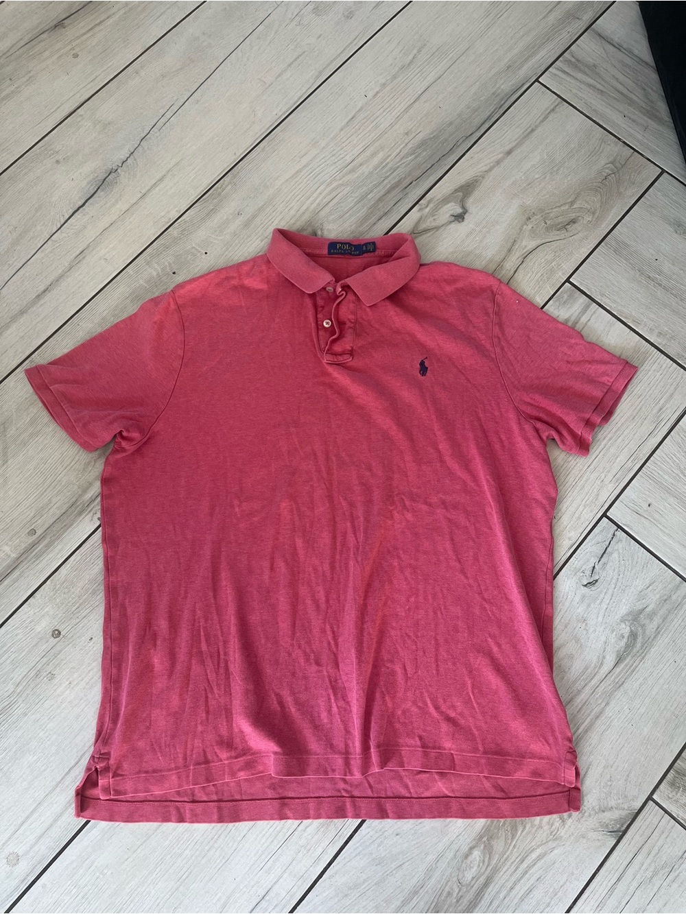 Polo by Ralph Lauren Men’s Red Polo Shirt Size XL.